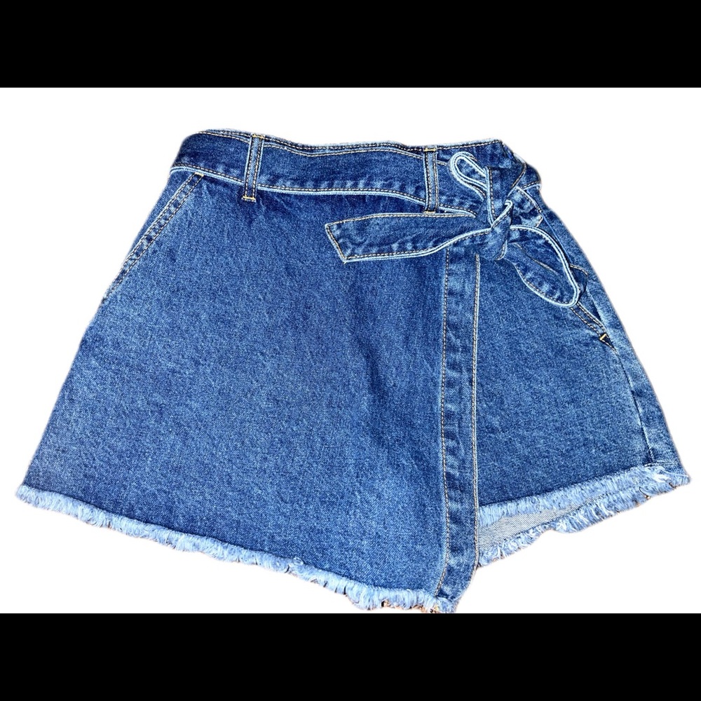 Denim Skort